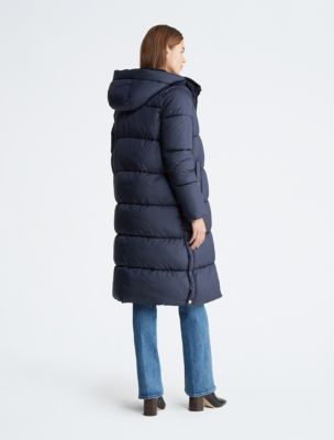 FINAL SALE - Track faux-fur hooded parka coat