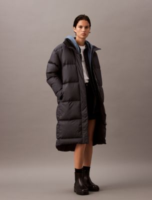 Calvin klein down long coat online