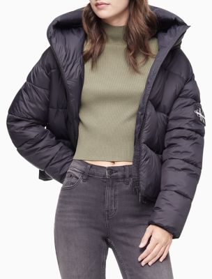 calvin klein women's puffer jackets
