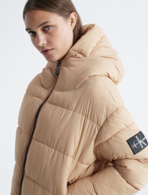 Boxy Hooded Puffer Jacket Calvin Klein