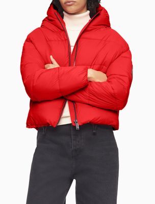 calvin klein puff jacket