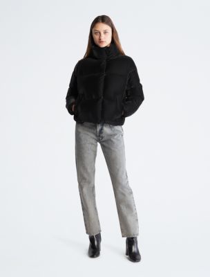 Klein® Calvin Velvet Jacket | USA Puffer Short