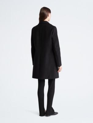 Calvin klein 2025 notch collar coat