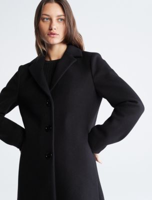 Calvin klein 2025 notch collar coat