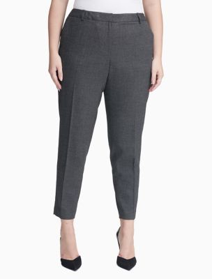 calvin klein plus size pant suits