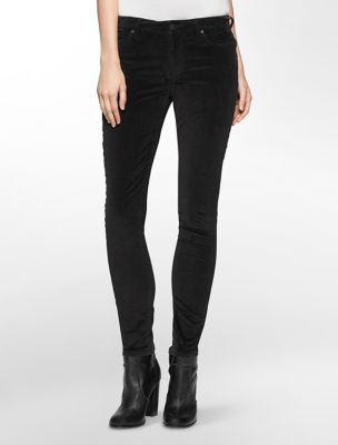 calvin klein velvet leggings