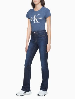 calvin klein curvy bootcut jeans