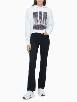 Image of Bootcut High Rise Black Regular Length Jeans