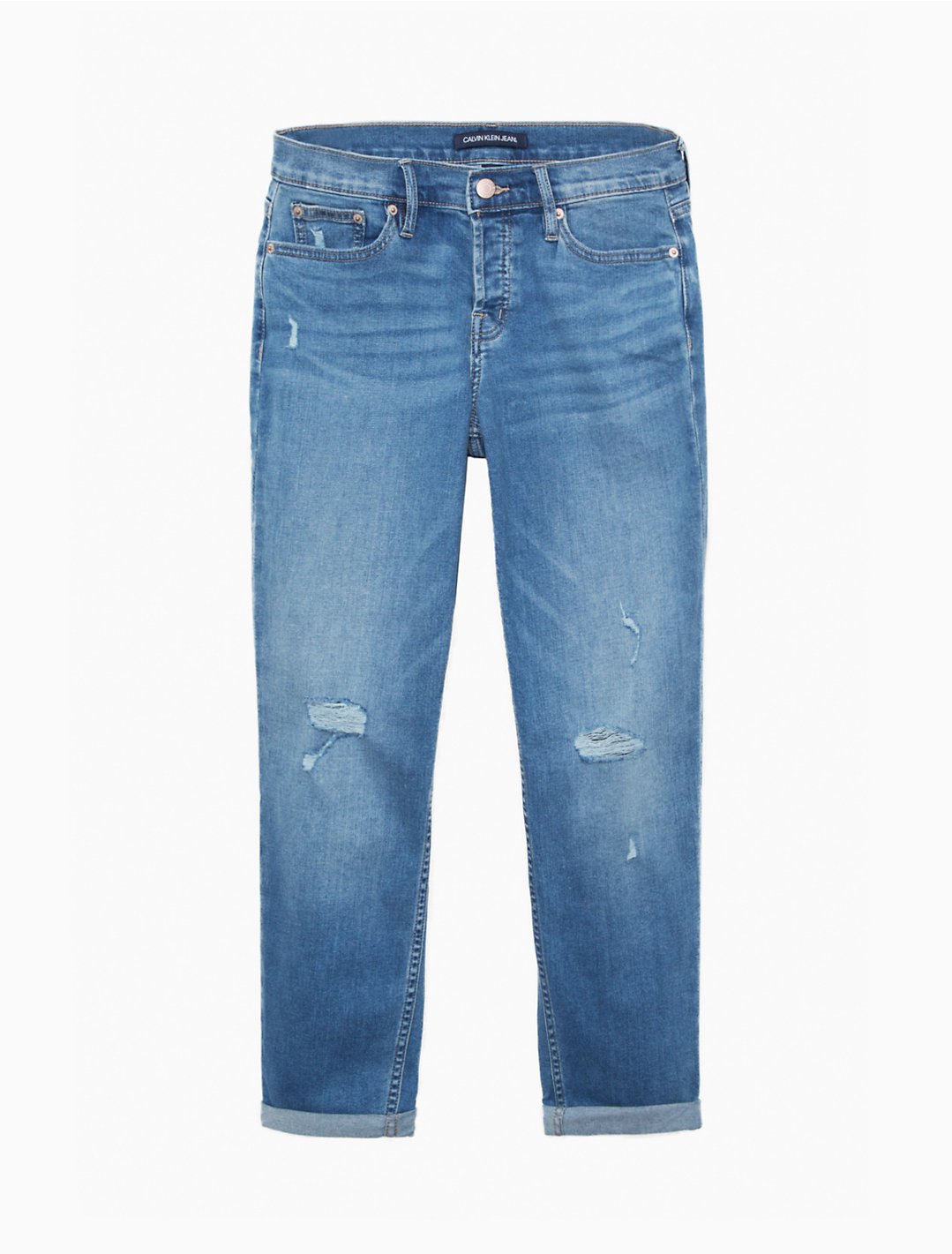aanpassen Subtropisch effectief Boyfriend Slim Fit Mid Rise Distressed Jeans | Calvin Klein® USA