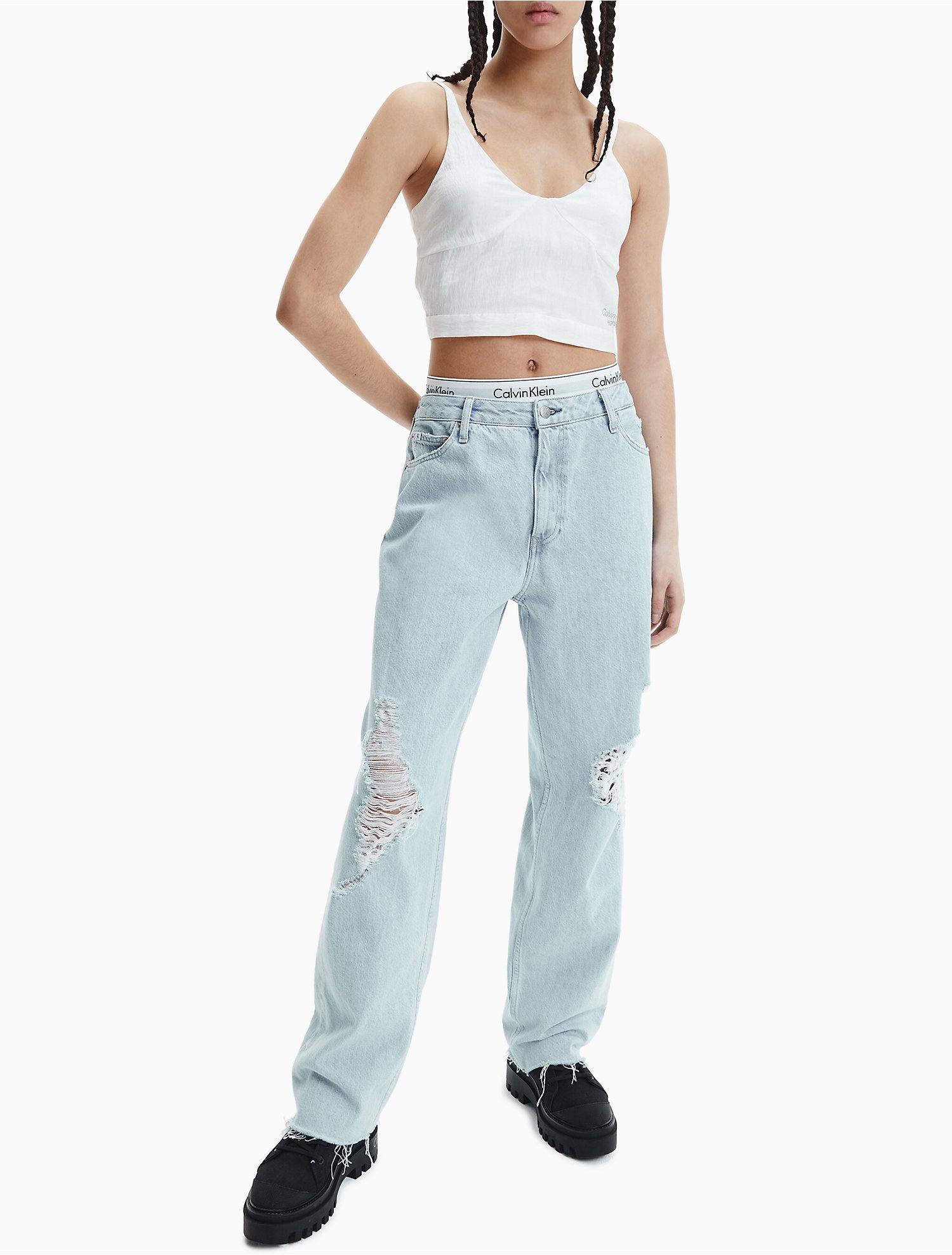 90's Light Wash Straight Jeans | Calvin Klein® USA