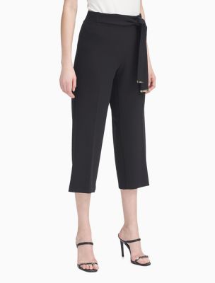 Image of Tie Belt Culottes