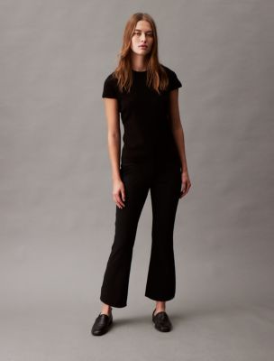 Calvin Klein Women's Straight Leg Dress Pants Pink Size 10 – Steals