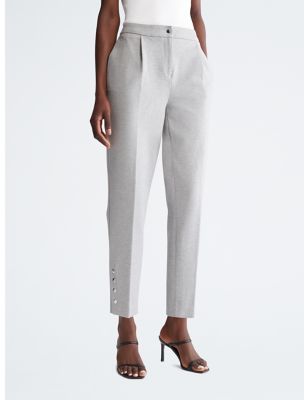 Ponte Knit Slim Leg Pant