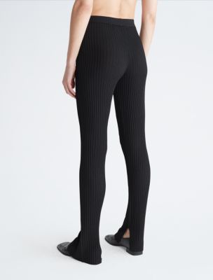 Curvy slit detail Leggings with 40% discount!