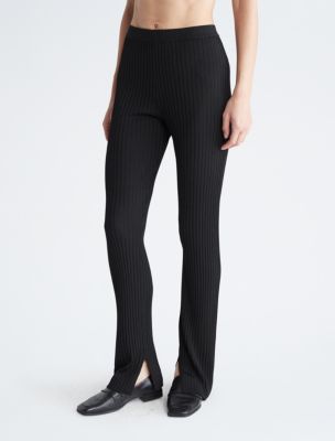 Calvin Klein Women's Premium Performance Rib Cuffed Capri Pant (Standard  and Plus), Black, Small : : Clothing, Shoes & Accessories