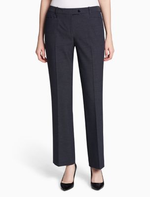 calvin klein women's modern fit dress pants