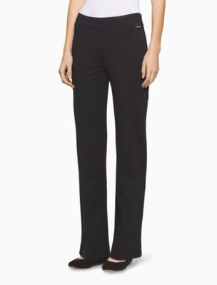 calvin klein straight fit stretch pants