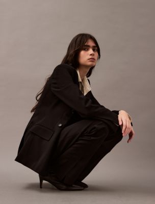 Thumbnail of Classic Wool Gabardine Trouser, Black Beauty