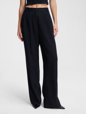 Soft Twill Relaxed Pant, Black Beauty