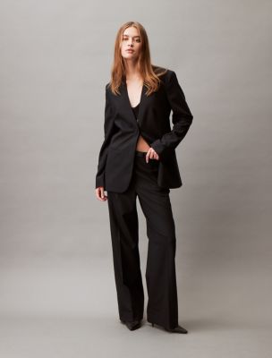  Black Suit for Women 2 Piece Pant Suits for Business Work  Women's Casual Suit Set Office Lady Blazer Pant Suits : Clothing, Shoes &  Jewelry