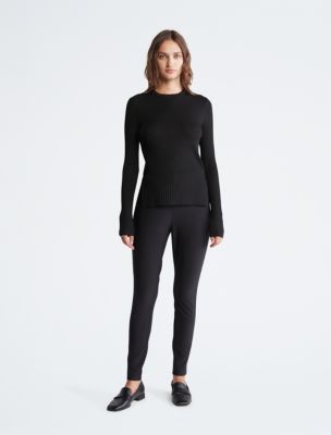 Calvin klein skinny clearance crepe pants