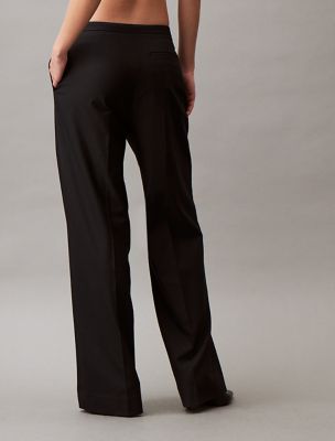 Refined Stretch Wide Leg Trouser | Calvin Klein Refined Stretch Wide Leg Trouser | Calvin Klein