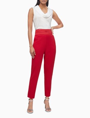 straight leg ankle pants