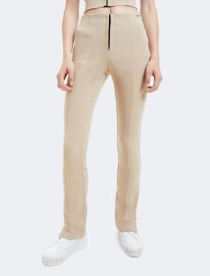 High Waist Khaki Pants -  Canada