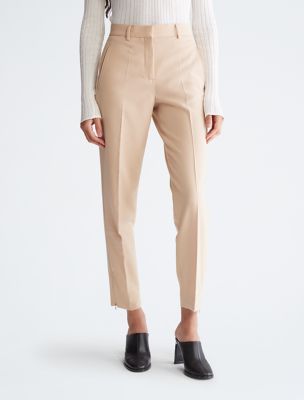 Tapered Cropped Ankle Pants