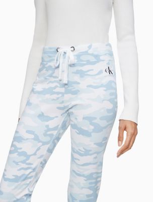 calvin klein camo sweatpants