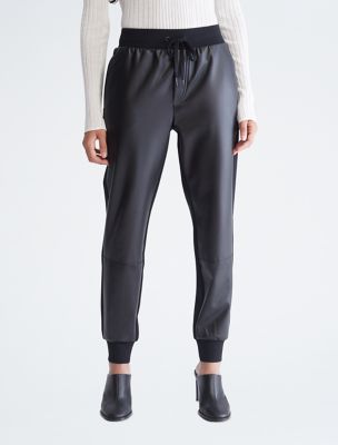 Faux Leather Joggers  Calvin Klein® Canada