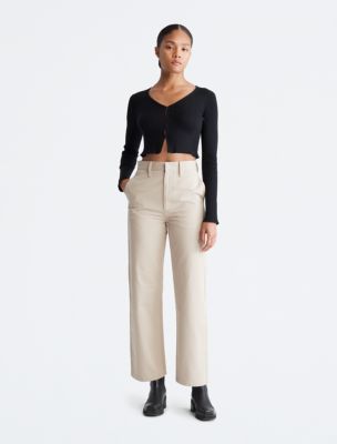 Cropped deals chino pants