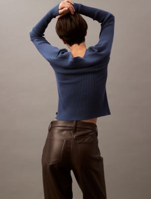 Faux Leather 90s Pants | Calvin Klein