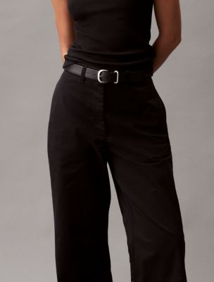 Wide Leg Stretch Chino Pants