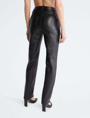 Calvin klein cheap leather pants