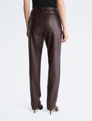 Calvin fashion klein faux leather pants