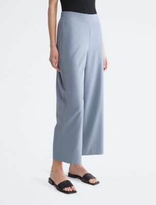 Modern Commute Wide Leg Cropped Pants