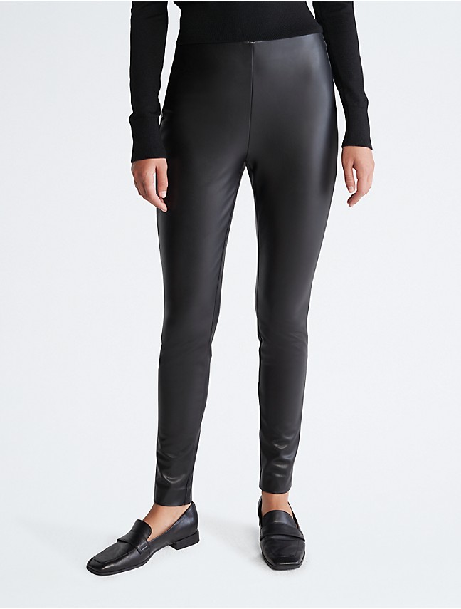 ck Calvin Klein Polyester-Spandex Back Slit Pants 2023, Buy ck Calvin  Klein Online