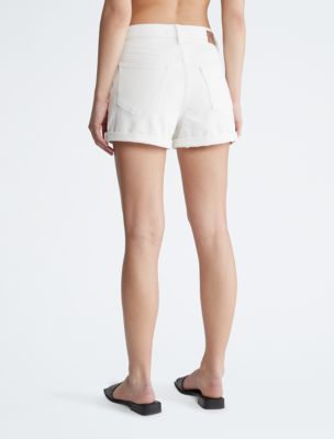 Rolled Cuff Denim Shorts | Calvin Klein® USA