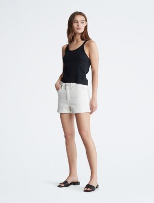 Rolled Cuff Denim Shorts | Calvin Klein® USA