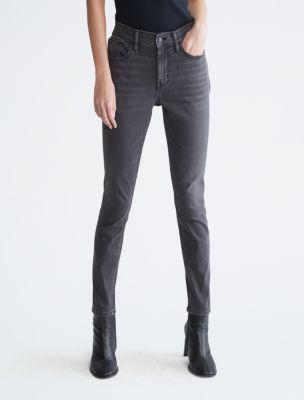 High Rise Skinny Fit Comfort Stretch Jeans, Raven