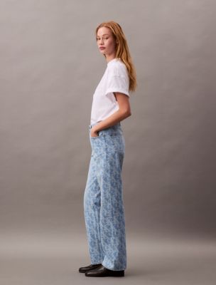 Allover Logo 90s Straight Jeans | Calvin Klein