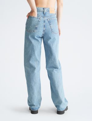 Relaxed Straight Fit Desert Blue Jeans Calvin Klein® Canada