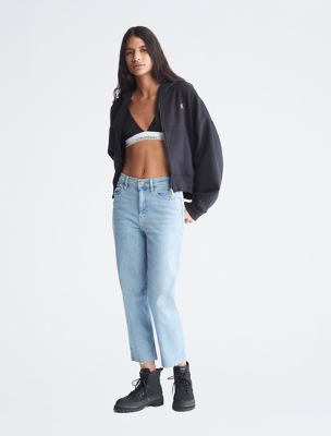 Calvin Klein Jeans BRALETTE - Blouse - denim light/light-blue denim 