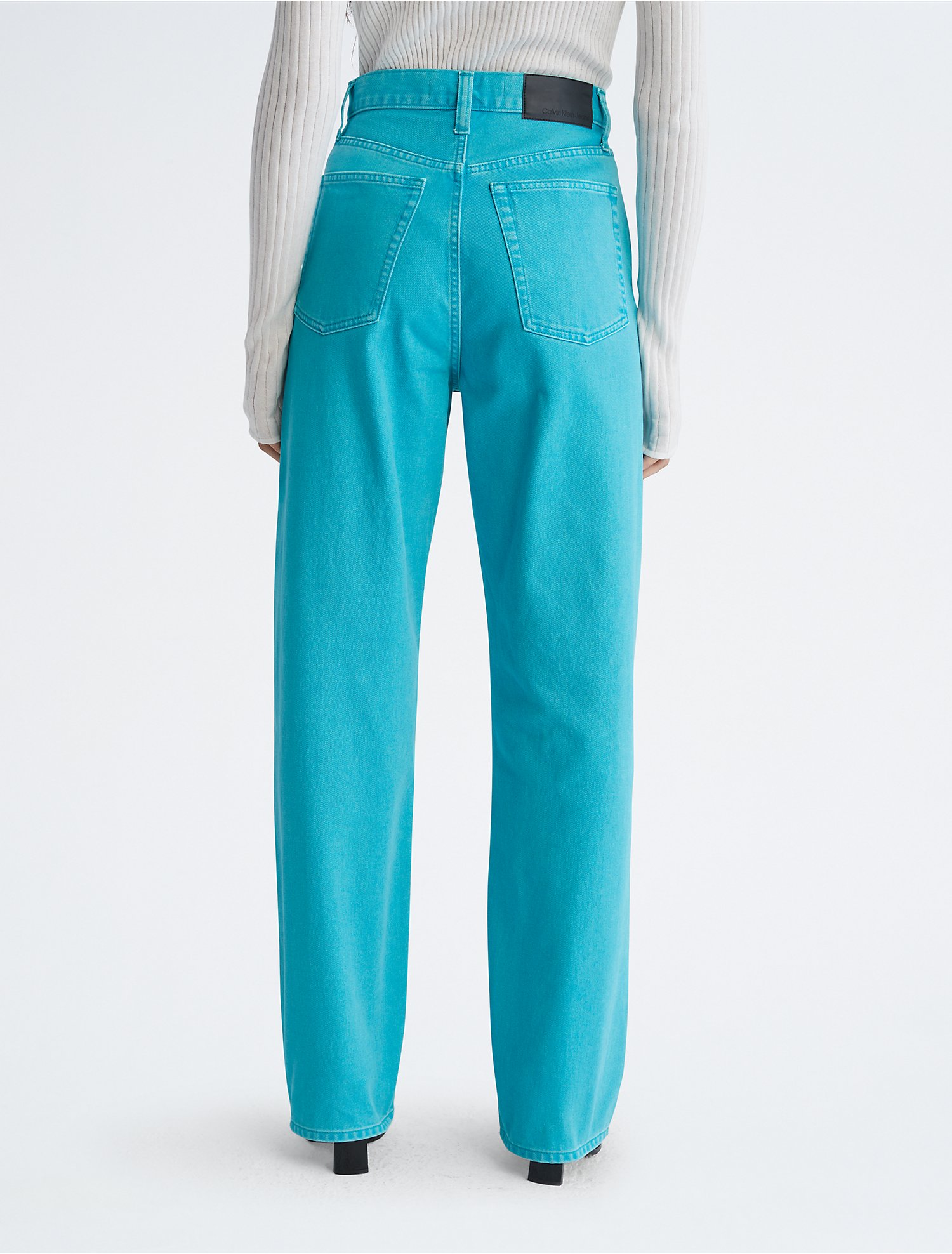 Color High Rise Relaxed Straight Leg Jeans | Calvin Klein® USA