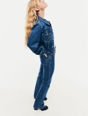 Authentic Calvin Klein Blue Jeans Reworked into a Denim Corset Top – BLAIRE  SINCLAIR