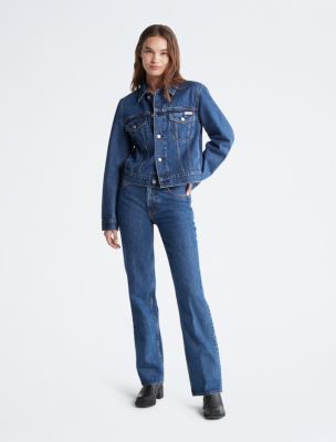 Calvin klein bootcut jeans hot sale womens