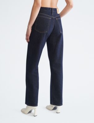 Buy INFUSE Indigo Dark Wash Cotton Relaxed Fit Women's Jeans