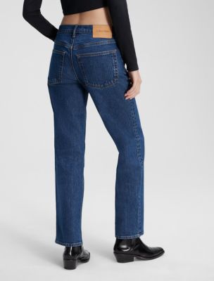 Buy Calvin Klein Jeans Women Straight Fit High Rise Light Fade