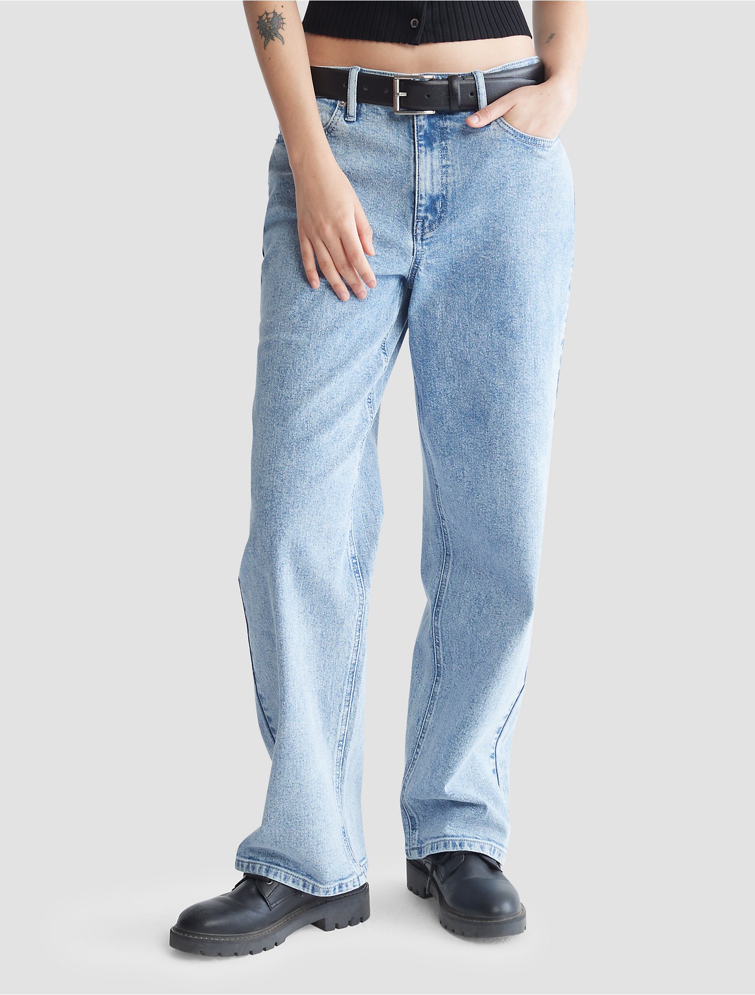 Introducir 53+ imagen calvin klein high rise 90s fit jeans